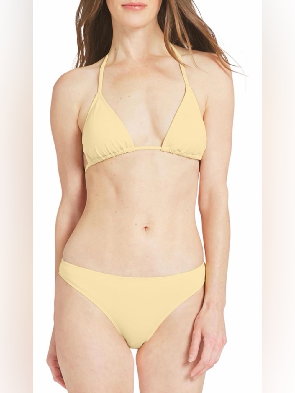 Billabong Women's Swimwear UPF 50 Adjustable Tie Triangle Bikini Set